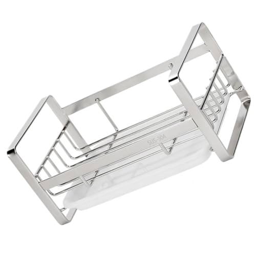JECOMPRIS Edelstahl Ablagekorb für Küchenspüle Multifunktionaler Organizer mit Schnelltrocknendem Abtropfsystem Platzsparend Rostfrei Geeignet für Arbeitsplatte und Wandmontage JECOMPRIS Edelstahl Ablagekorb für Küchenspüle Multifunktionaler Organizer mit Schnelltrocknendem Abtropfsystem Platzsparend Rostfrei Geeignet für Arbeitsplatte und Wandmontage von JECOMPRIS