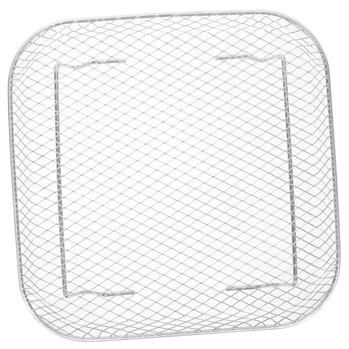 JECOMPRIS Edelstahl Air Fryer Rack Quadratisch Hitzebeständiges Grillgestell für Heißluftfritteuse Vielseitiges Dämpf und Backrost für Gemüse Fleisch Einfach zu Reinigen für Haushalt und JECOMPRIS Edelstahl Air Fryer Rack Quadratisch Hitzebeständiges Grillgestell für Heißluftfritteuse Vielseitiges Dämpf und Backrost für Gemüse Fleisch Einfach zu Reinigen für Haushalt und von JECOMPRIS