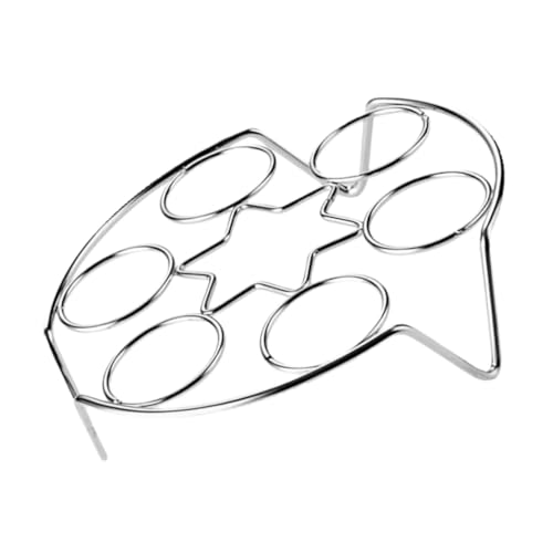 JECOMPRIS Edelstahl Eier Dämpfeinsatz Hitzebeständiger Mehrzweck Dampfhalter für Küche und Dampfgarer Langlebiges Rostfreies Steam Rack zum Schonenden Garen von Eiern und Speisen von JECOMPRIS