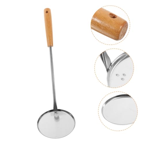 JECOMPRIS Edelstahl Frittierlöffel mit Ergonomischem Griff Leichter Tragbarer Kuchen Snackformer Antihaftbeschichtet Hitzebeständig für Küche und Gastronomie von JECOMPRIS