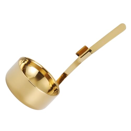 JECOMPRIS Edelstahl Löffelhalter Standlöffelablage Vertikal Platzsparend Küchenutensilienhalter Multifunktional für Suppenkellen und Besteck Goldfarben von JECOMPRIS