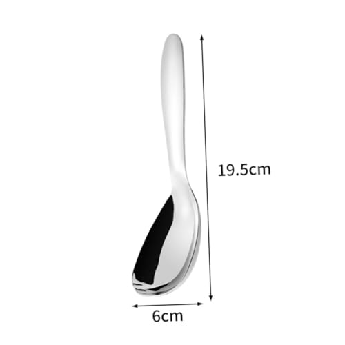 JECOMPRIS Edelstahl Suppenlöffel mit Langem Griff Rostfrei Leicht und Kompakt Tiefes Schöpflöffel design Vielseitig für Zuhause Buffet und Picknick Sichere Nutzung für Erwachsene JECOMPRIS Edelstahl Suppenlöffel mit Langem Griff Rostfrei Leicht und Kompakt Tiefes Schöpflöffel design Vielseitig für Zuhause Buffet und Picknick Sichere Nutzung für Erwachsene von JECOMPRIS