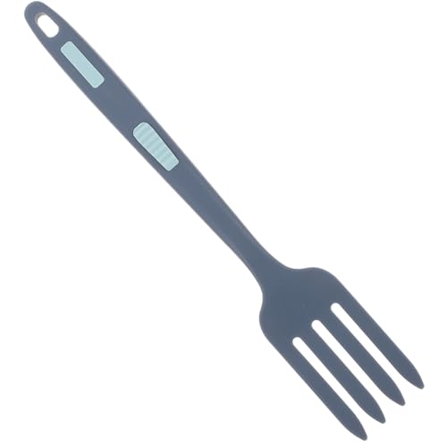 JECOMPRIS Ergonomische Silikon Kochgabel Große Praktische Nudel und Salatgabel Weicher Griff Langlebig und Hautfreundlich für Küche Restaurant Camping und von JECOMPRIS