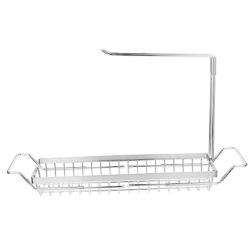 JECOMPRIS Erweiterbarer Spüle Organizer aus Teleskopischer Küchenablage für Schwämme Seife Geschirrtücher Design zur Einfachen Nutzung Spüle JECOMPRIS Erweiterbarer Spüle Organizer aus Teleskopischer Küchenablage für Schwämme Seife Geschirrtücher Design zur Einfachen Nutzung Spüle von JECOMPRIS