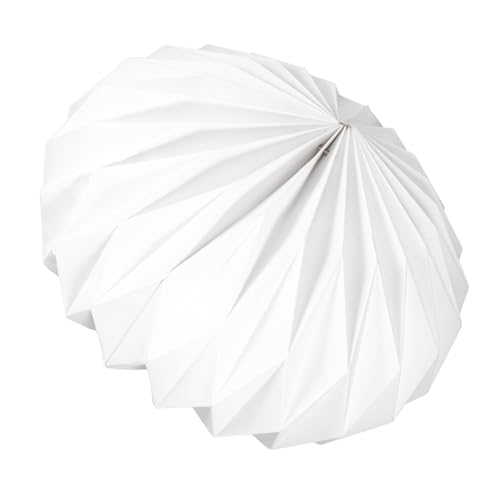 JECOMPRIS Faltbarer Geometrischer Lampenschirm aus Papier Eleganter Lampenschirm für Hängelampe Praktischer Lampenschirmschutz Vielseitige DIY Deko für Wohnzimmer und Party Weiß JECOMPRIS Faltbarer Geometrischer Lampenschirm aus Papier Eleganter Lampenschirm für Hängelampe Praktischer Lampenschirmschutz Vielseitige DIY Deko für Wohnzimmer und Party Weiß von JECOMPRIS