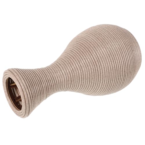 JECOMPRIS Geflochtene Vase Geflochtene Blumenbehälter Gewebte Vase Blumenvase Alte Vase Vasen Weben Bodenvasen Halter Für Getrocknete Blumen Hohe Vase Blumenkorb Rustikale Vase Plastik Beige von JECOMPRIS