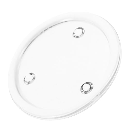 JECOMPRIS Glas paletten runder kerzenhalter Kerzenstockhalter tischleuchter Tablett mit Teelichtern Kerzenständer Aromakerzentablett Duftkerzenhalter Glaskerzenplatte Transparent JECOMPRIS Glas paletten runder kerzenhalter Kerzenstockhalter tischleuchter Tablett mit Teelichtern Kerzenständer Aromakerzentablett Duftkerzenhalter Glaskerzenplatte Transparent von JECOMPRIS