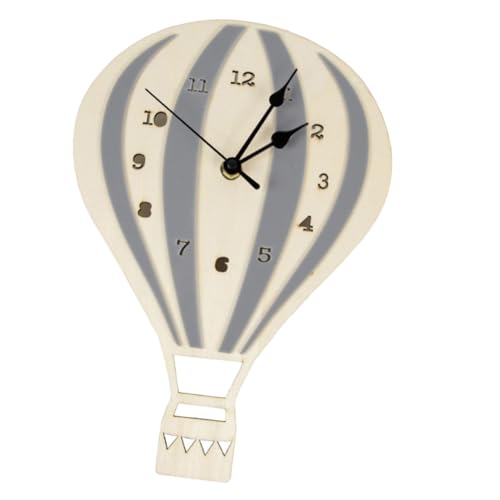 JECOMPRIS Heißluftballon Wanduhr Leise Geräuschlos Kreative Wanddekoration für Wohnzimmer Büro Schlafzimmer ohne Batterie JECOMPRIS Heißluftballon Wanduhr Leise Geräuschlos Kreative Wanddekoration für Wohnzimmer Büro Schlafzimmer ohne Batterie von JECOMPRIS