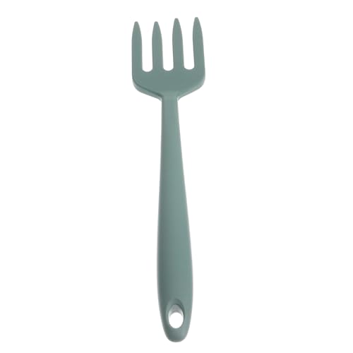 JECOMPRIS Hitzebeständige Silikon gabel Mittlere Ergonomischer Griff Rutschfest Langlebiges Küchenutensil für Pasta und Nudelgerichte Praktisches Kochwerkzeug Dunkelgrün JECOMPRIS Hitzebeständige Silikon gabel Mittlere Ergonomischer Griff Rutschfest Langlebiges Küchenutensil für Pasta und Nudelgerichte Praktisches Kochwerkzeug Dunkelgrün von JECOMPRIS