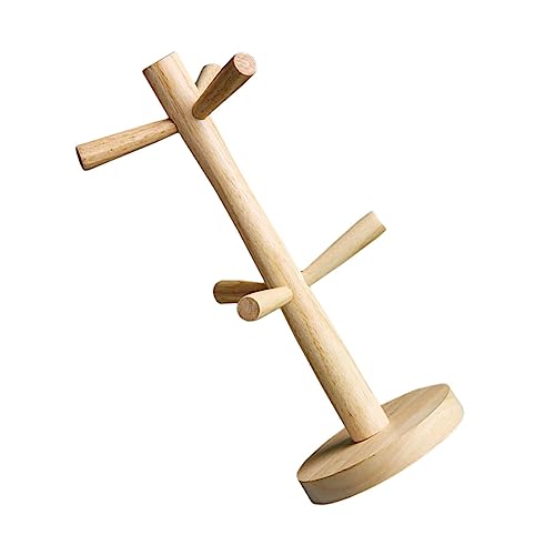 JECOMPRIS Holz Becherhalter mit Abtropffunktion Teiliges Cup Display Regal Stabiles Haushalts und Teetassen Gestell Platzsparender Küchen Organizer für Wohnzimmer und Büro JECOMPRIS Holz Becherhalter mit Abtropffunktion Teiliges Cup Display Regal Stabiles Haushalts und Teetassen Gestell Platzsparender Küchen Organizer für Wohnzimmer und Büro von JECOMPRIS