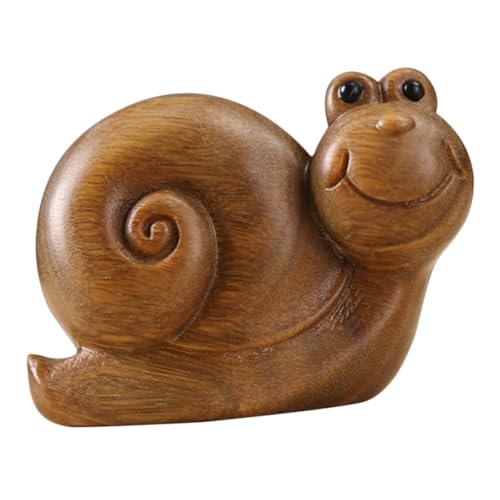 JECOMPRIS Holz Schneckenfigur Adorable Wooden Snail Statue für und Außendekoration Handgefertigtes Holzornament für Rustikale und Moderne Wohnstile Perfektes für Holzliebhaber JECOMPRIS Holz Schneckenfigur Adorable Wooden Snail Statue für und Außendekoration Handgefertigtes Holzornament für Rustikale und Moderne Wohnstile Perfektes für Holzliebhaber von JECOMPRIS