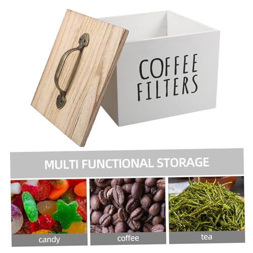 JECOMPRIS Holz teebeutel organizer mit Deckel Quadratische Aufbewahrungsbox für Tee Kaffee Süßigkeiten Vielseitiger Vorratsbehälter für Küche Küchentheke oder Schublade Stilvolles Design JECOMPRIS Holz teebeutel organizer mit Deckel Quadratische Aufbewahrungsbox für Tee Kaffee Süßigkeiten Vielseitiger Vorratsbehälter für Küche Küchentheke oder Schublade Stilvolles Design von JECOMPRIS