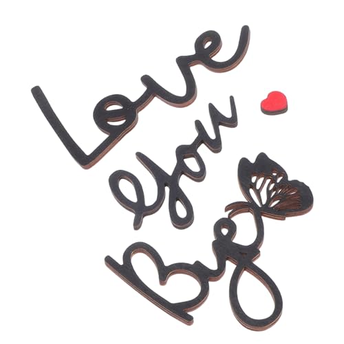 JECOMPRIS Holzschild Für Haustür in Love You Bye-Form Hängende Wanddeko Aus Massivholz Boho-Design Schild Für Innenwand Handschnittene Ornamente Für Flur Und Tür JECOMPRIS Holzschild Für Haustür in Love You Bye-Form Hängende Wanddeko Aus Massivholz Boho-Design Schild Für Innenwand Handschnittene Ornamente Für Flur Und Tür von JECOMPRIS