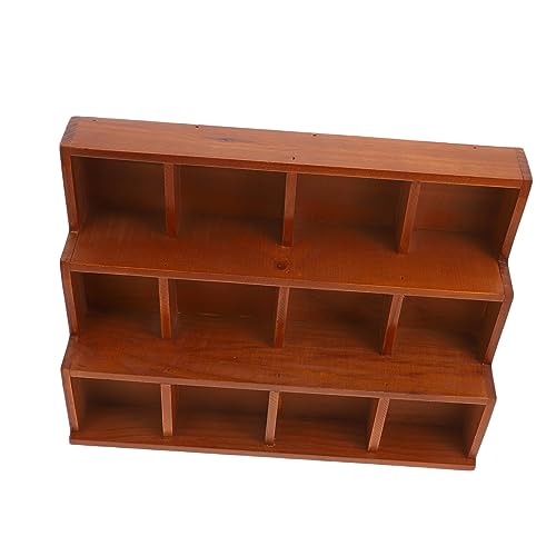 JECOMPRIS Holzspeicherschrank Anzeige Gestell Handwerk Shows Sammlungsschelf Ausstellungsschrank Rack Ausstellen von JECOMPRIS
