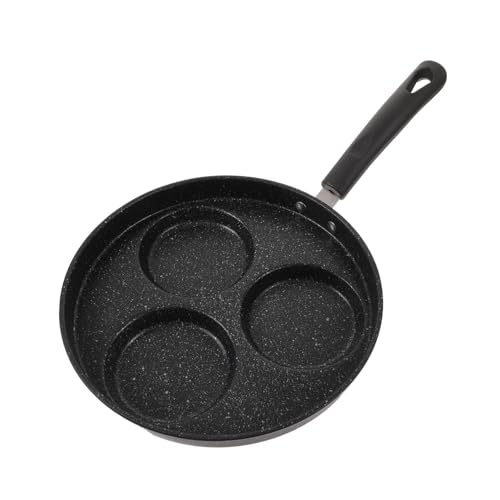 JECOMPRIS Induktionsgeeignete Eierpfanne aus Langlebigem Material mit Antihaftbeschichtung Hitzebeständigem Griff und Gleichmäßiger Wärmeverteilung Bratpfanne für Spiegeleier und Pancakes von JECOMPRIS