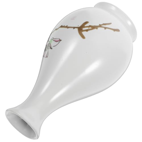 JECOMPRIS Keramik Blumenvase Modern Mini Dekovase für Trockenblumen und Hydroponik Kleine Handgefertigte Tischvase als Dekoratives Wohnaccessoire und Geschenkidee von JECOMPRIS