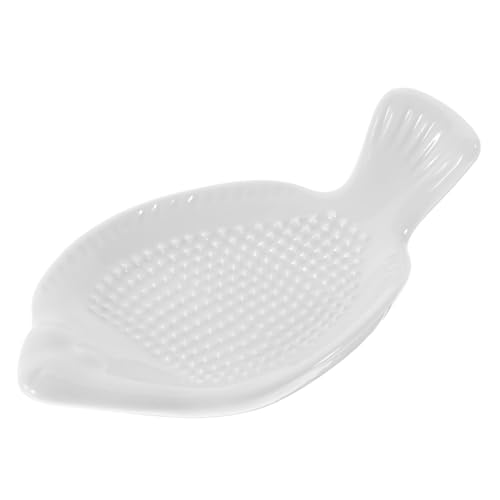 JECOMPRIS Keramik Reibeteller Fischform Kleine Multifunktions Küchenreibe zum Reiben von Ingwer Knoblauch Zwiebeln Gemüse Rutschfest Leicht zu Reinigen Handlich für Zuhause und Kochen JECOMPRIS Keramik Reibeteller Fischform Kleine Multifunktions Küchenreibe zum Reiben von Ingwer Knoblauch Zwiebeln Gemüse Rutschfest Leicht zu Reinigen Handlich für Zuhause und Kochen von JECOMPRIS