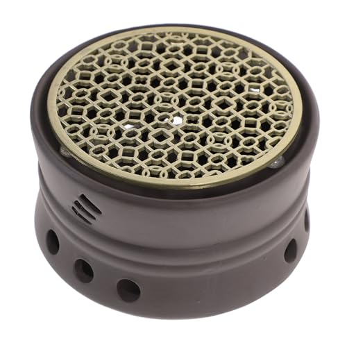 JECOMPRIS Keramik Stövchen Schwarz Teewärmer mit Hitzebeständigem Design für Teekannen und Teezubehör Poröses Belüftungssystem Sicherer Teekannenständer für Zuhause und Zufällige Farbe JECOMPRIS Keramik Stövchen Schwarz Teewärmer mit Hitzebeständigem Design für Teekannen und Teezubehör Poröses Belüftungssystem Sicherer Teekannenständer für Zuhause und Zufällige Farbe von JECOMPRIS