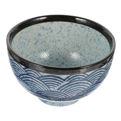 JECOMPRIS Keramikschale Japanischer Stil Seikaiha Wellenmuster Multifunktionale Nudelschüssel und Suppenschüssel Mikrowellengeeignet Stilvolle Esszimmer Schale für Reis Suppe Salat JECOMPRIS Keramikschale Japanischer Stil Seikaiha Wellenmuster Multifunktionale Nudelschüssel und Suppenschüssel Mikrowellengeeignet Stilvolle Esszimmer Schale für Reis Suppe Salat von JECOMPRIS