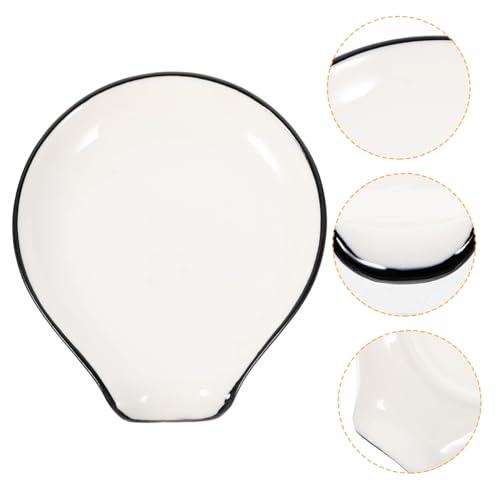 JECOMPRIS Keramische Löffelablage mit Elegantem Design Vielseitig als Küchenschaufelhalter und Servierschale für Einsatz Küche und Restaurant Schützt vor Flecken und Sorgt JECOMPRIS Keramische Löffelablage mit Elegantem Design Vielseitig als Küchenschaufelhalter und Servierschale für Einsatz Küche und Restaurant Schützt vor Flecken und Sorgt von JECOMPRIS