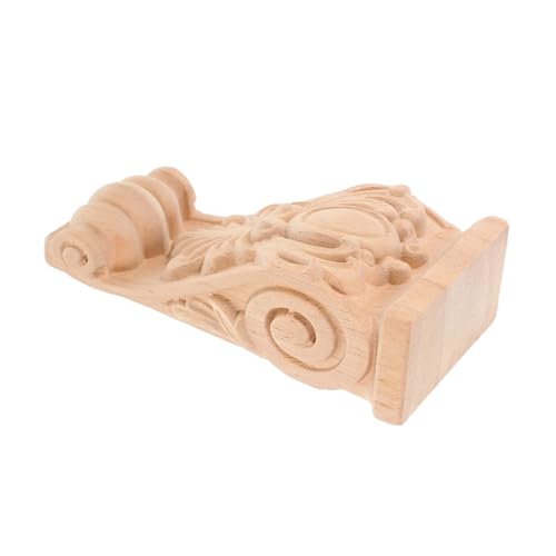 JECOMPRIS Kleine Holzkonsole Dekorative Eckleiste aus Massivem Holz Wandapplikation für DIY Dekoration Europäischer Unbemalt und Langlebig JECOMPRIS Kleine Holzkonsole Dekorative Eckleiste aus Massivem Holz Wandapplikation für DIY Dekoration Europäischer Unbemalt und Langlebig von JECOMPRIS