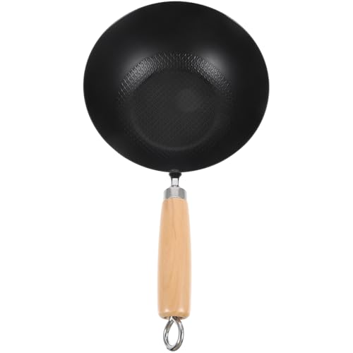JECOMPRIS Kleiner Wok aus Gusseisen ohne Beschichtung für Gasherde Feuerstellen und Grill und Langlebig für Asiatische Küche JECOMPRIS Kleiner Wok aus Gusseisen ohne Beschichtung für Gasherde Feuerstellen und Grill und Langlebig für Asiatische Küche von JECOMPRIS