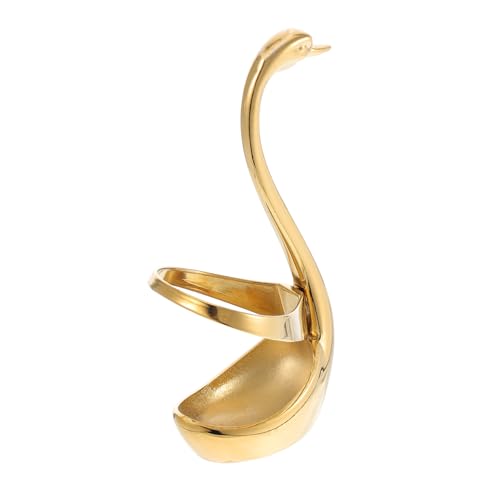 JECOMPRIS Kreatives Dessertbesteck mit Schwanenform Edelstahl Gabel und Goldenem Aufbewahrungsständer Modernes Leichtes Design Stilvolles Küchenaccessoire für Besondere Anlässe JECOMPRIS Kreatives Dessertbesteck mit Schwanenform Edelstahl Gabel und Goldenem Aufbewahrungsständer Modernes Leichtes Design Stilvolles Küchenaccessoire für Besondere Anlässe von JECOMPRIS