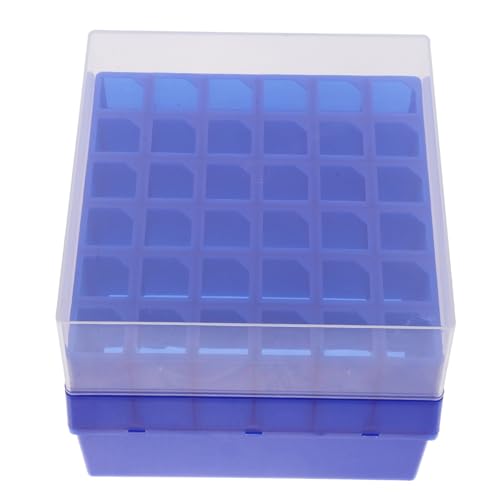JECOMPRIS Kryogene Aufbewahrungsbox aus Kunststoff mit Multi Grids für Mikrozentrifugenröhrchen Fächer für Probenröhren für Gefrierlagerung JECOMPRIS Kryogene Aufbewahrungsbox aus Kunststoff mit Multi Grids für Mikrozentrifugenröhrchen Fächer für Probenröhren für Gefrierlagerung von JECOMPRIS