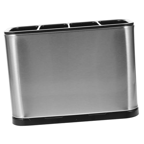 JECOMPRIS Küchenutensilienhalter aus Multifunktionaler Besteck Organizer für Essstäbchen mit Abflusslöchern für Moderne Küchen Einweihungsgeschenk von JECOMPRIS