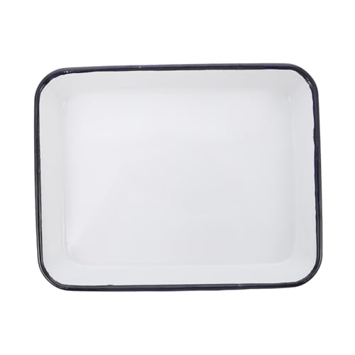 JECOMPRIS Laboratory Storage Tray Weißes Emaille Quadratplatte Aufbewahrungstablett für Labormaterialien für Kliniken und JECOMPRIS Laboratory Storage Tray Weißes Emaille Quadratplatte Aufbewahrungstablett für Labormaterialien für Kliniken und von JECOMPRIS