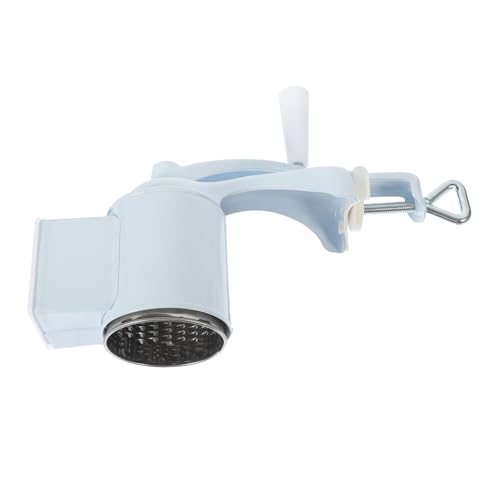 JECOMPRIS Manuelle Käsereibe Metall Nussreibe Multifunktional Handkurbel Trommelreibe Für Käse Nüsse Haushalt Familien Küche von JECOMPRIS