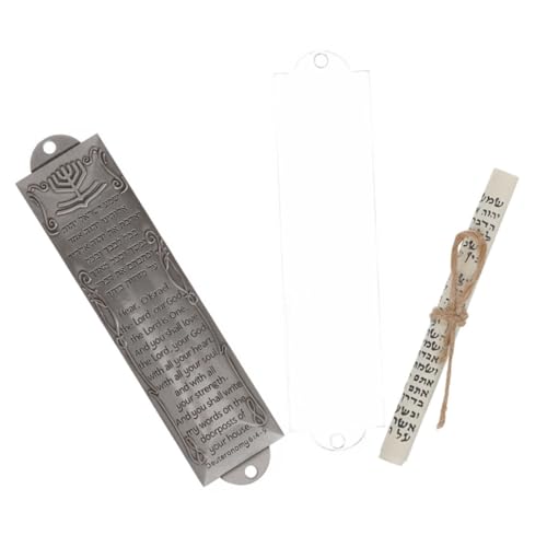 JECOMPRIS Schriftrolle Für Tür Aus Metall Handwerk Retro Schmuck Für Hausdekor Plaque Mit Blättern JECOMPRIS Schriftrolle Für Tür Aus Metall Handwerk Retro Schmuck Für Hausdekor Plaque Mit Blättern von JECOMPRIS