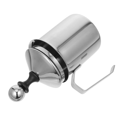 JECOMPRIS Milchaufschäumer aus Edelstahl Milchschaumbecher rostfreie Stahlmilch -Kasterbecher Hand Milchaufschäumer Latte Schaumkrug Milchaufschäumbecher aus Metall Rostfreier Stahl Silber JECOMPRIS Milchaufschäumer aus Edelstahl Milchschaumbecher rostfreie Stahlmilch -Kasterbecher Hand Milchaufschäumer Latte Schaumkrug Milchaufschäumbecher aus Metall Rostfreier Stahl Silber von JECOMPRIS