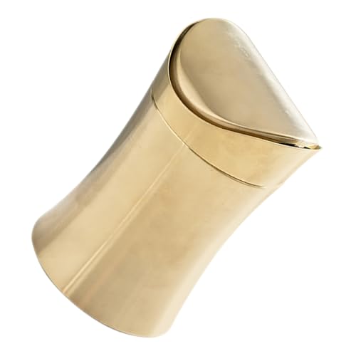 JECOMPRIS Mini Mülleimer mit Deckel aus für Schreibtisch Stilvoller und Praktischer Abfallbehälter für Badezimmer Büro und Wohnheim Kompakt und Geruchshemmend JECOMPRIS Mini Mülleimer mit Deckel aus für Schreibtisch Stilvoller und Praktischer Abfallbehälter für Badezimmer Büro und Wohnheim Kompakt und Geruchshemmend von JECOMPRIS