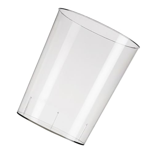 JECOMPRIS Moderne Transparente Abfalltonne Wiederverwendbarer Papierkorb für Schreibtisch für Büro Schlafzimmer und Zuhause aus Robustem Design für Verschiedene Einsatzbereiche Geeignet von JECOMPRIS