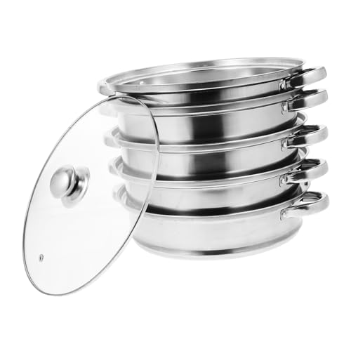 JECOMPRIS Multifunktionaler Dampfgarer Lagiger Suppentopf Praktischer Dampfkochtopf für Zuhause zum Kochen von Suppen und Dämpfen von JECOMPRIS