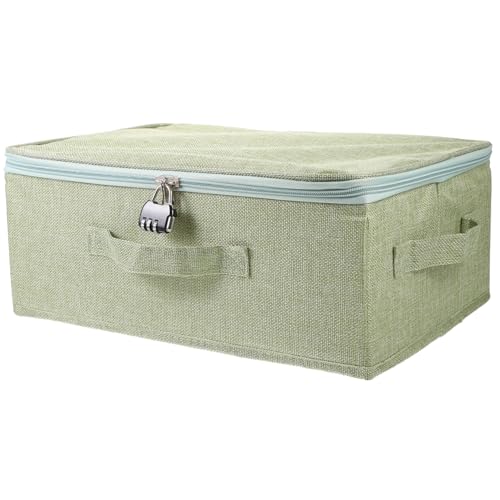 JECOMPRIS Multifunktionaler Kleiderschrank Organizer mit Zahlenschloss Faltbare Stoff Aufbewahrungsbox Großer Stauraum Reißverschluss und Tragegriffen als Unterbett Organizer und JECOMPRIS Multifunktionaler Kleiderschrank Organizer mit Zahlenschloss Faltbare Stoff Aufbewahrungsbox Großer Stauraum Reißverschluss und Tragegriffen als Unterbett Organizer und von JECOMPRIS
