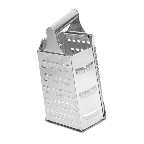 JECOMPRIS Multifunktionsreibe Edelstahl Seitig mit Scharfen Klingen Gemüse und Käsehobel Langlebig Rostfrei Komfortabler Griff Einfache Reinigung Küche Werkzeug von JECOMPRIS