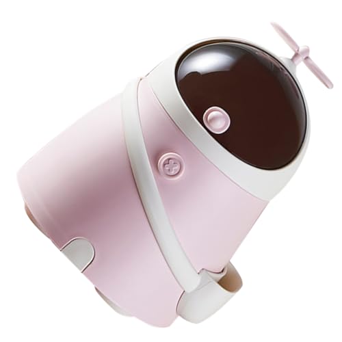 JECOMPRIS Niedlicher Mini Mülleimer Astronaut Figur Kunststoff Schreibtisch Abfalleimer Büro Papierkorb für Schreibtischnähe Mädchenzimmer und Studentenwohnheim von JECOMPRIS