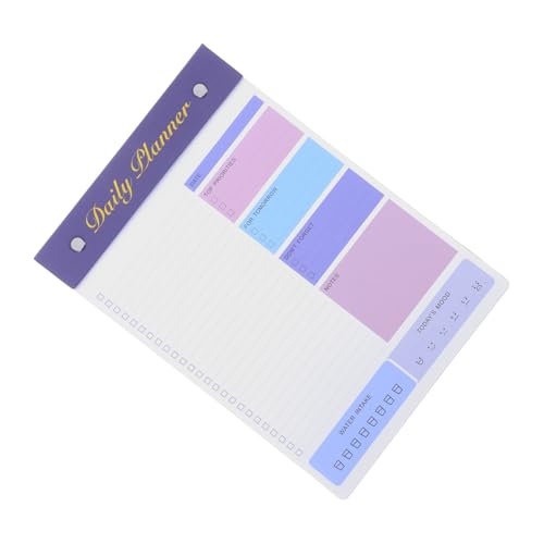 JECOMPRIS Notizbuch Zeitplan Buch Erinnerungsnotiz Notizblock Zu Tun Notizblock Süß Listet Notepad Zu Listen Täglicher Aufgabennotizblock Schreiben Von Pads Violett Papier JECOMPRIS Notizbuch Zeitplan Buch Erinnerungsnotiz Notizblock Zu Tun Notizblock Süß Listet Notepad Zu Listen Täglicher Aufgabennotizblock Schreiben Von Pads Violett Papier von JECOMPRIS