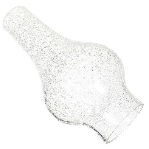 JECOMPRIS Öllampe Glaszylinder mit Rissmuster Winddichter Lampenschirm für Petroleumlampe Transparent Dekorativ als Ersatz für Tischleuchte Stilvolles Wohnaccessoire JECOMPRIS Öllampe Glaszylinder mit Rissmuster Winddichter Lampenschirm für Petroleumlampe Transparent Dekorativ als Ersatz für Tischleuchte Stilvolles Wohnaccessoire von JECOMPRIS