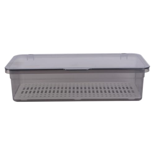 JECOMPRIS Plastik Besteckbehälter mit Deckel Ablauffunktion Küchenutensilien Organizer Aufbewahrungsbox für Essstäbchen und Besteck Hygienisch Stapelbar Schwarz Wiederverwendbar JECOMPRIS Plastik Besteckbehälter mit Deckel Ablauffunktion Küchenutensilien Organizer Aufbewahrungsbox für Essstäbchen und Besteck Hygienisch Stapelbar Schwarz Wiederverwendbar von JECOMPRIS