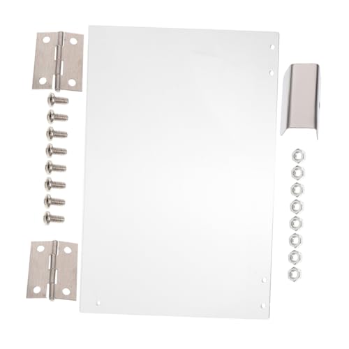 JECOMPRIS Popcornmaschinen PVC Türverkleidung Klarer Schutzbalken Ersatzteil für Gewerbliche Popcornmaschinen Leichte Robuste Kunststoffblende Einfache Reinigung und Sichere Glatte Kanten von JECOMPRIS