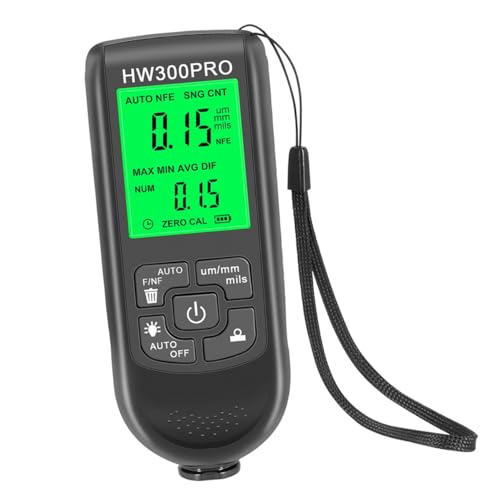 JECOMPRIS Präzises Schichtdickenmessgerät für Autolackierung Präziser Lackdickenmesser mit Messbereich Tragbar für Metall Fahrzeugbeschichtungen Geeignet JECOMPRIS Präzises Schichtdickenmessgerät für Autolackierung Präziser Lackdickenmesser mit Messbereich Tragbar für Metall Fahrzeugbeschichtungen Geeignet von JECOMPRIS