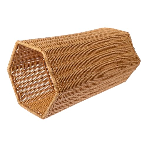JECOMPRIS Regenschirmständer aus Kunststoff mit Rattan Design Innenraum Schirmhalter für Zuhause Büro und Eingangsbereiche mit Großem Fassungsvermögen und Optimaler für Verschiedene von JECOMPRIS