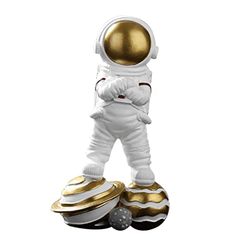 JECOMPRIS Resin Astronaut Figur Skulptur Dekorativer Desktop Spaceman aus Hochwertigem Geruchsneutralem Material Detailreiche Raumfahrer Statue für Büro und Zuhause Modernes Design JECOMPRIS Resin Astronaut Figur Skulptur Dekorativer Desktop Spaceman aus Hochwertigem Geruchsneutralem Material Detailreiche Raumfahrer Statue für Büro und Zuhause Modernes Design von JECOMPRIS