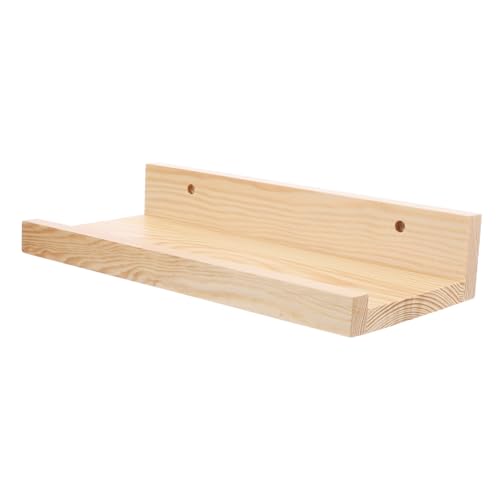 JECOMPRIS Robustes Holz Wandregal Schwebendes Wandboard Vielseitiges Hängeregal für Wohnzimmer und Küche Praktische Aufbewahrungslösung für Kleine Gegenstände Einfach zu Montieren JECOMPRIS Robustes Holz Wandregal Schwebendes Wandboard Vielseitiges Hängeregal für Wohnzimmer und Küche Praktische Aufbewahrungslösung für Kleine Gegenstände Einfach zu Montieren von JECOMPRIS