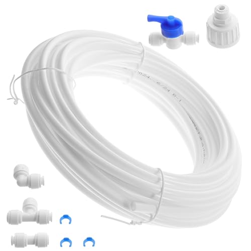 JECOMPRIS Schnellanschluss Wasserfilter Schlauchadapter Set für Umkehrosmoseanlagen Rohrverbindung Installieren Langlebig Vielseitig Einsetzbar für Zuhause und Büro von JECOMPRIS