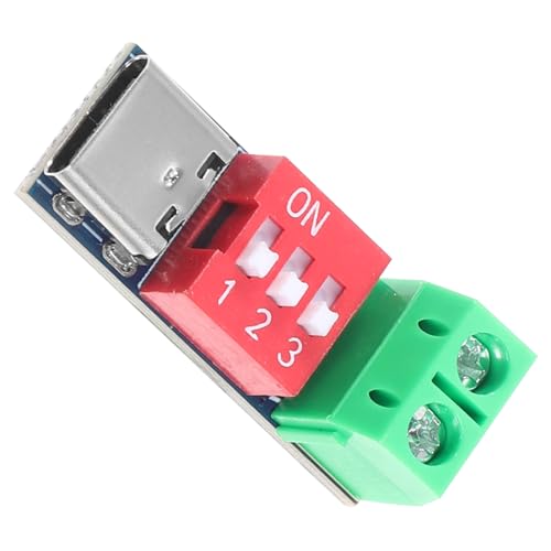 JECOMPRIS Schnelllade-Testplatine USB typ-c Triggerplatine pd qc spannungsprüfer spannungstester Schnellladetest voltage tester USB-Typ-C-Tester QC-Testplatine qc pd Holz von JECOMPRIS