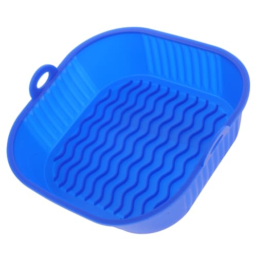JECOMPRIS Silikon Backformen Airfryer Silikon Backblech Frittierkorb Mikrowellenherd Bratpfanne Airfryer Einlage Wiederverwendbare Silikon Backformen Airfryer Filter Kieselgel Rot von JECOMPRIS